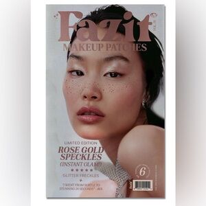 Fazit Rose Gold Glitter Freckle Makeup Patches, Limited Edition , New
